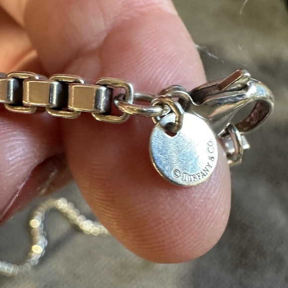 Tiffany & Co Venetian Link Necklace , Bracelet and Jewlery Box - Picture 3 of 14